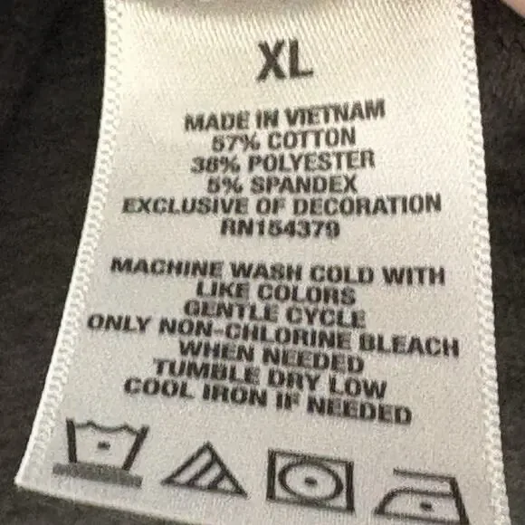 Aeropostale Polo Shirt Women Size XL A87 logo 5-Button Pique School Uniform Gray - Picture 6 of 8